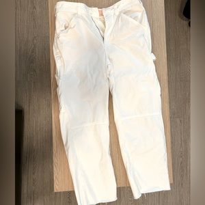 Women’s Size 8 carpenter pant in white